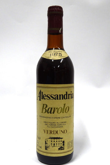 Alessandria, Fratelli (Verduno) 1975 Barolo